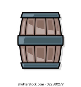 wine barrel doodle