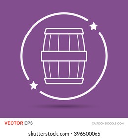 wine barrel doodle