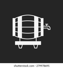 wine barrel icon