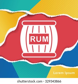 wine barrel icon