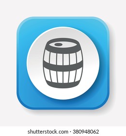 wine barrel icon