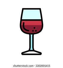 wine beverage drink color icon vector. wine beverage drink sign. isolated symbol illustration