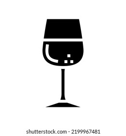 wine beverage drink glyph icon vector. wine beverage drink sign. isolated symbol illustration