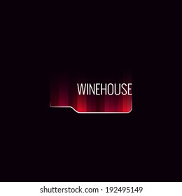 wine bottle abstract design background