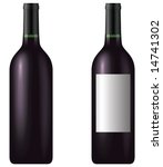 Wine bottle - blend and gradient only