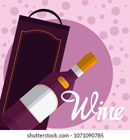 Wine bottle with box