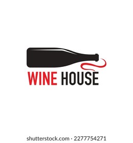 wine bottle with wine cork on white background
