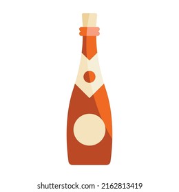 wine bottle cup drink icon