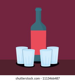 wine bottle design