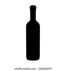 wine bottle  design , vector illustration