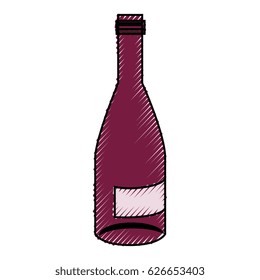 Wine bottle drink