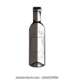 Wine bottle drink
