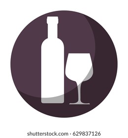 Wine bottle drink