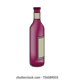 Wine bottle drink