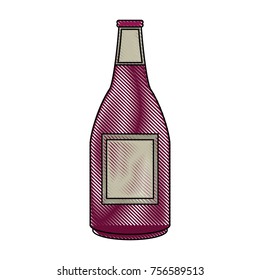 Wine bottle drink