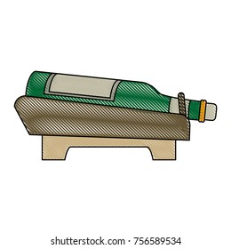 Wine bottle drink