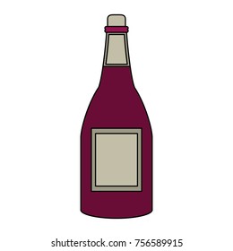 Wine bottle drink