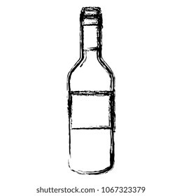 wine bottle drink icon