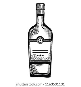 wine bottle drink icon
