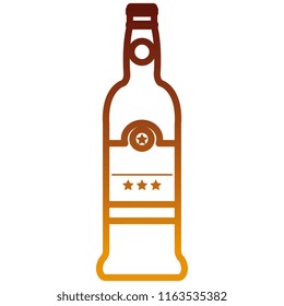 wine bottle drink icon