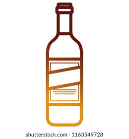 wine bottle drink icon
