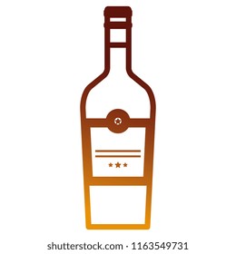 wine bottle drink icon
