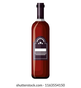 wine bottle drink icon