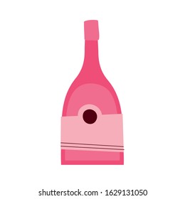 wine bottle drink isolated icon vector illustration design