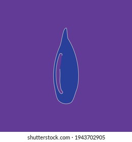Wine bottle flat icon. Simple style alcohol bottle dancer symbol. Logo design element. T-shirt printing. eps10. Vector for sticker.