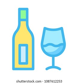 wine bottle glass 