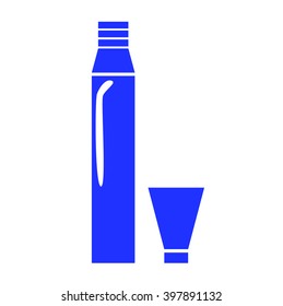 Wine bottle and wine glass 