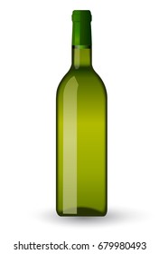 Wine bottle grape icon