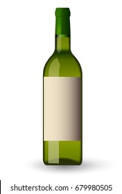 Wine bottle grape icon