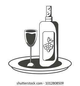 Wine bottle icon