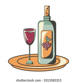 Wine bottle icon