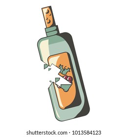Wine bottle icon
