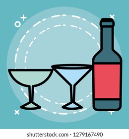 Wine bottle icon