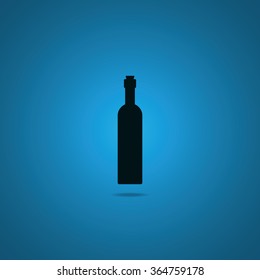 Wine bottle icon