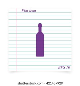 Wine bottle icon