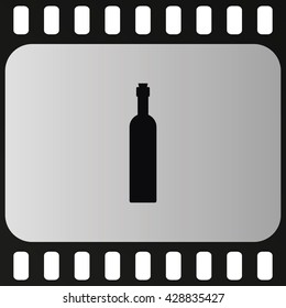 Wine bottle icon