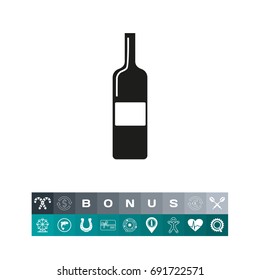 Wine bottle icon