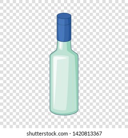Wine bottle icon. Cartoon illustration of wine bottle vector icon for web design