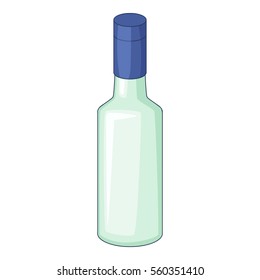 Wine bottle icon. Cartoon illustration of wine bottle vector icon for web design