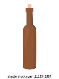 icono de botella de vino aislado