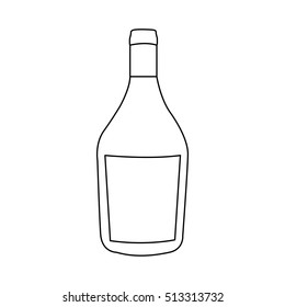 wine bottle icon image 
