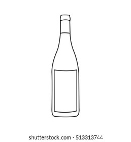 wine bottle icon image 