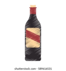 wine bottle icon image 