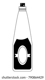 wine bottle icon image