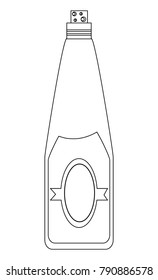 wine bottle icon image