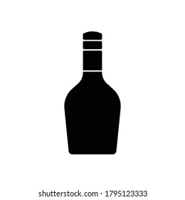 wine bottle icon vector sign symbol